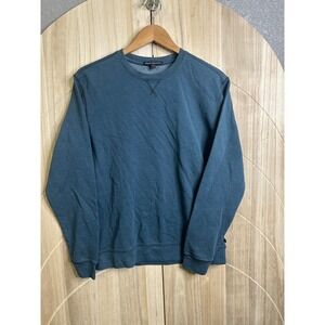 Robert Barakett Nortonville LS Crew Blue shirt